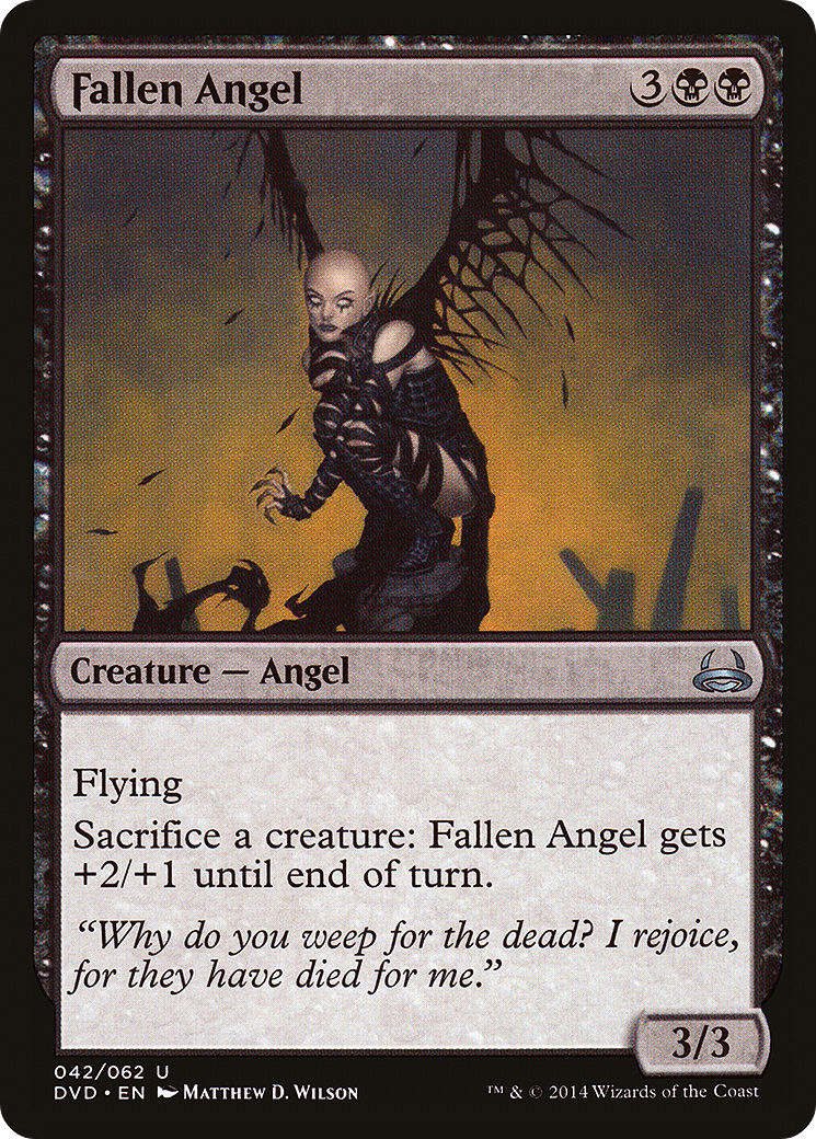 Fallen Angel (DVD-042) - Duel Decks Anthology: Divine vs. Demonic