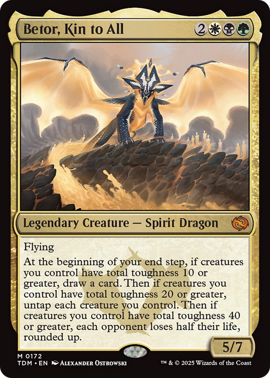 Betor, Kin to All (TDM-172) - Tarkir: Dragonstorm Foil