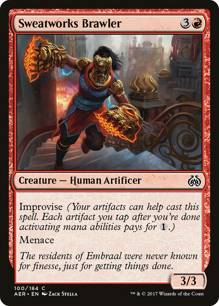 Sweatworks Brawler (AER-100) - Aether Revolt Foil