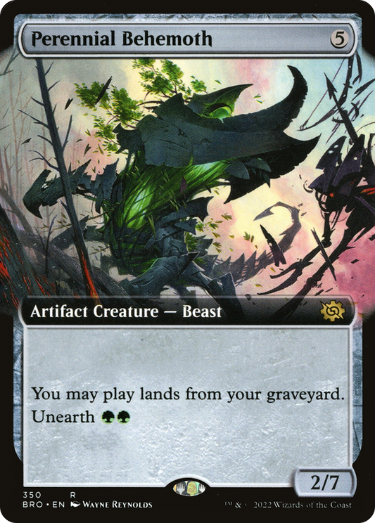 Perennial Behemoth (BRO-350) - The Brothers' War: (Extended Art)