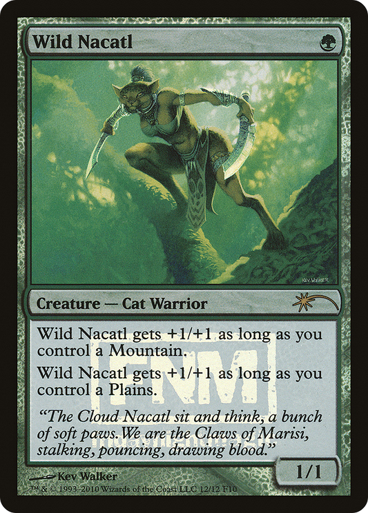 Wild Nacatl (F10-012) - Friday Night Magic 2010 Foil