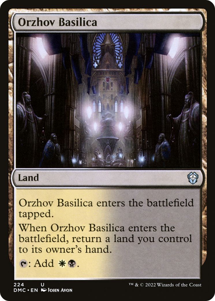 Orzhov Basilica (DMC-224) - Dominaria United Commander