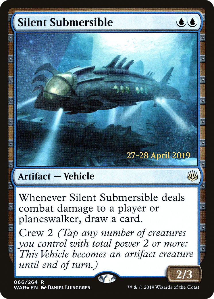 Silent Submersible (PRE-66S) - War of the Spark Promos (Prerelease) Foil