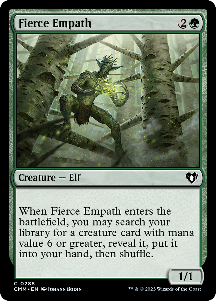 Fierce Empath (CMM-288) - Commander Masters Foil