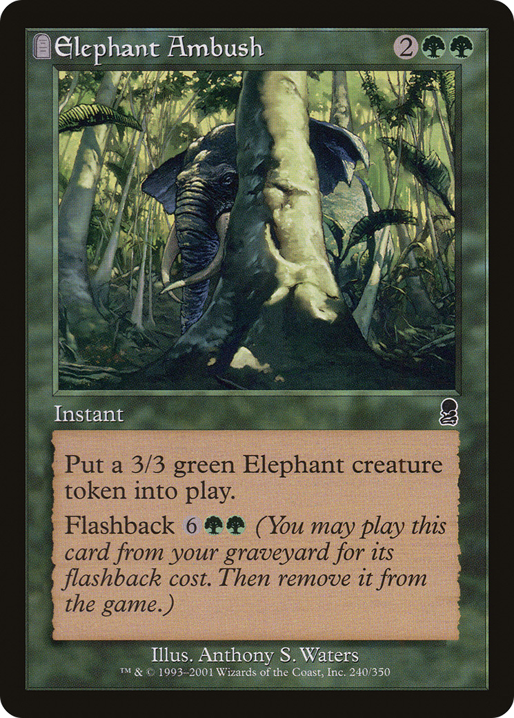 Elephant Ambush  (ODY-240) - Odyssey: (tombstone) Foil