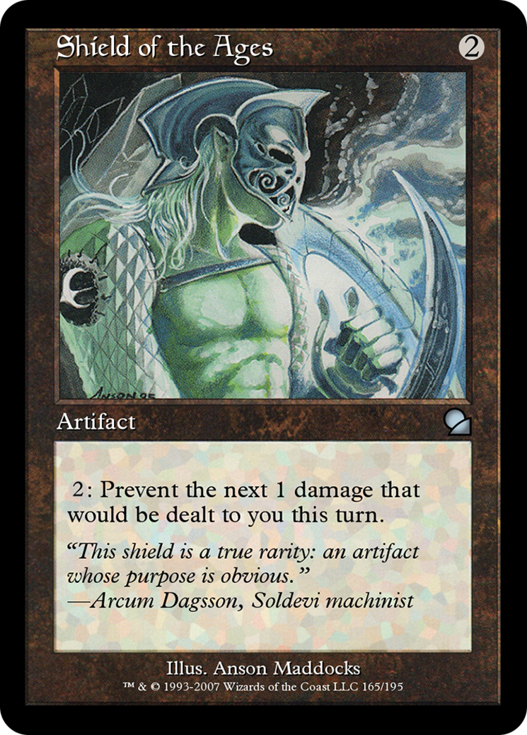 Shield of the Ages (ME1-165) - Masters Edition Foil