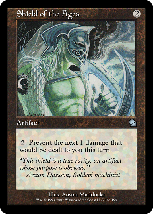 Shield of the Ages (ME1-165) - Masters Edition Foil