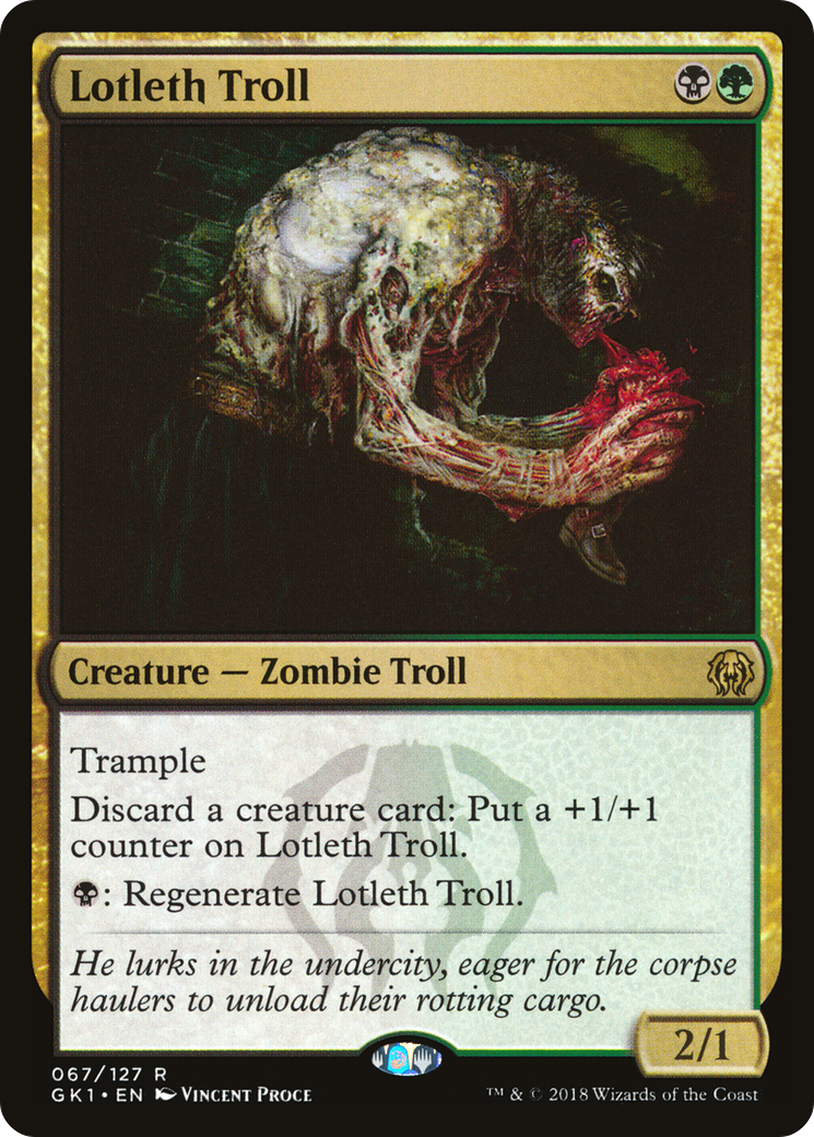 Lotleth Troll (GK1-067) - GRN Guild Kit