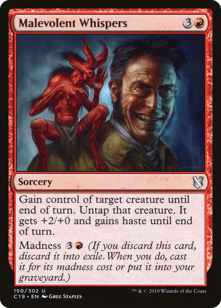 Malevolent Whispers (C19-150) - Commander 2019