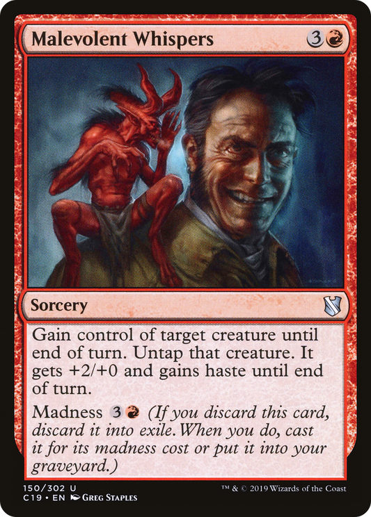 Malevolent Whispers (C19-150) - Commander 2019