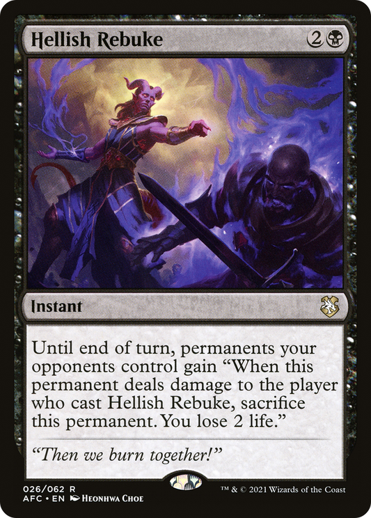 Hellish Rebuke (AFC-026) - Forgotten Realms Commander