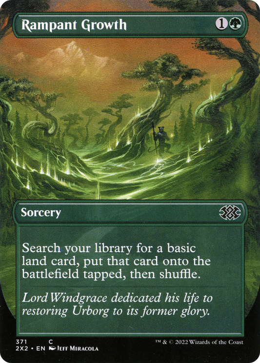 Rampant Growth  (Borderless)(2X2-371) - Double Masters 2022