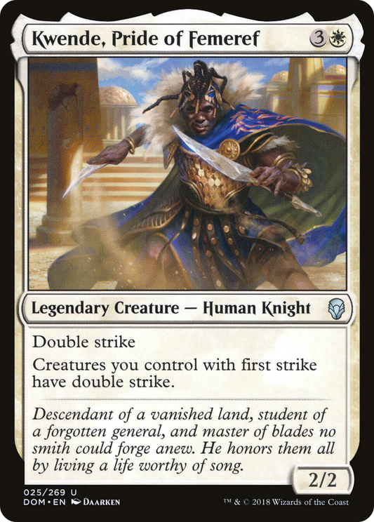 Kwende, Pride of Femeref (DOM-025) - Dominaria