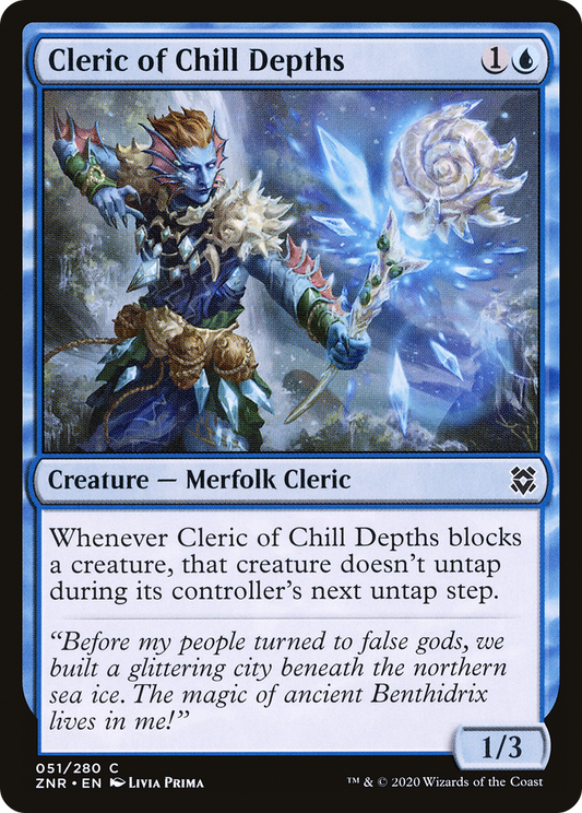 Cleric of Chill Depths (ZNR-051) - Zendikar Rising