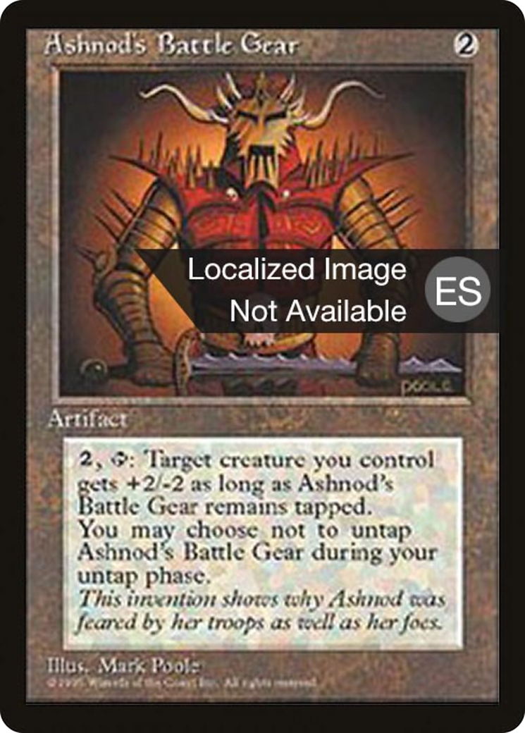 Ashnod's Battle Gear (4BB-296) - Fourth Edition Foreign Black Border