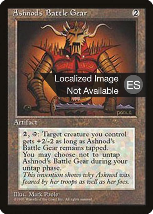 Ashnod's Battle Gear (4BB-296) - Fourth Edition Foreign Black Border