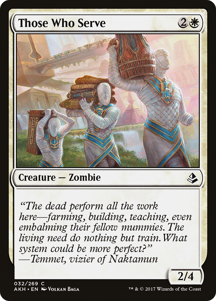 Those Who Serve (AKH-032) - Amonkhet