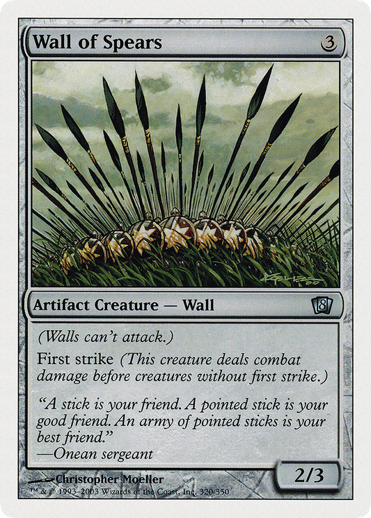 Wall of Spears (8ED-320) - Eighth Edition