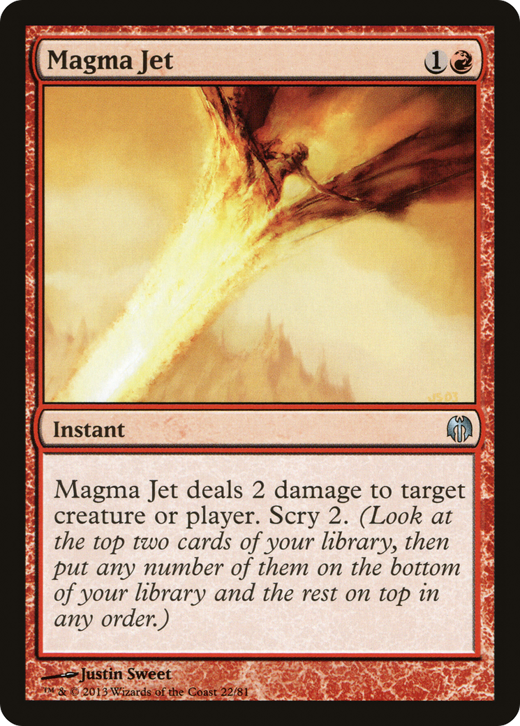 Magma Jet (DDL-022) - Duel Decks: Heroes vs. Monsters