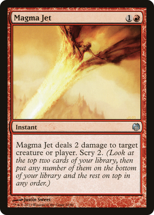 Magma Jet (DDL-022) - Duel Decks: Heroes vs. Monsters