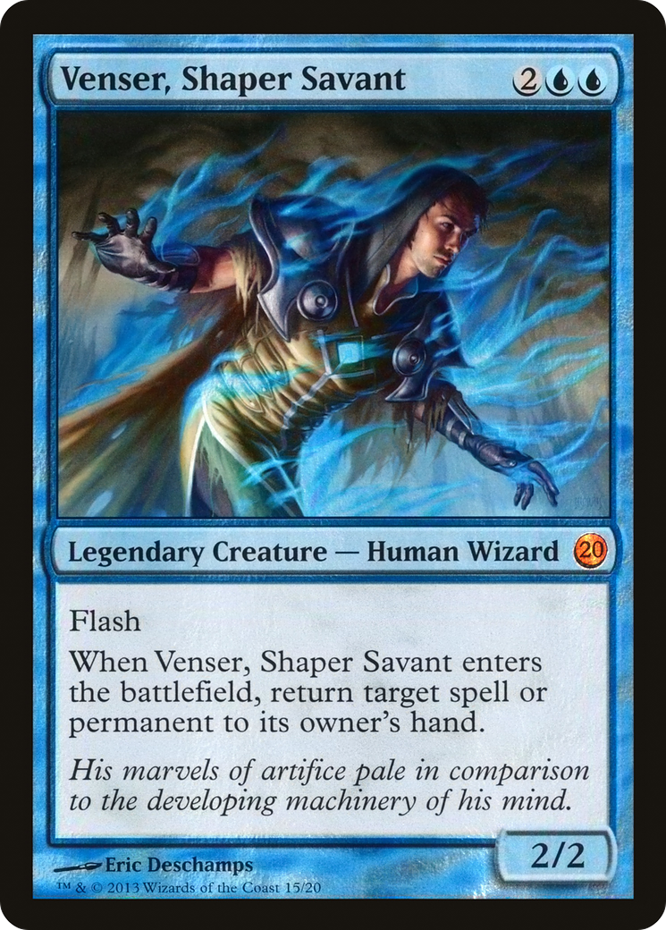 Venser, Shaper Savant (V13-015) - From the Vault: Twenty Foil