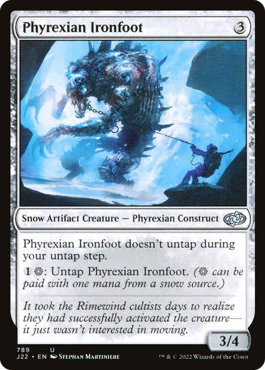 Phyrexian Ironfoot (J22-789) - Jumpstart 2022: (snow)