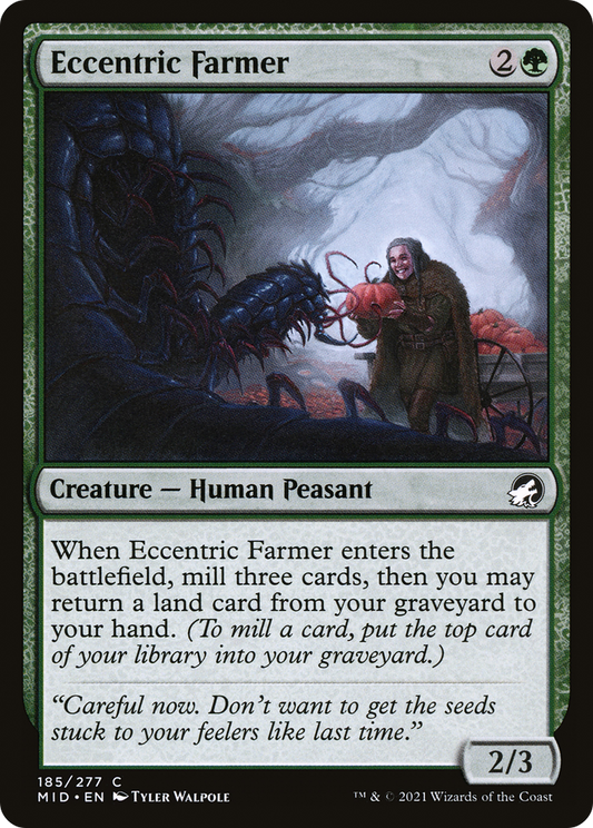 Eccentric Farmer (MID-185) - Innistrad: Midnight Hunt Foil