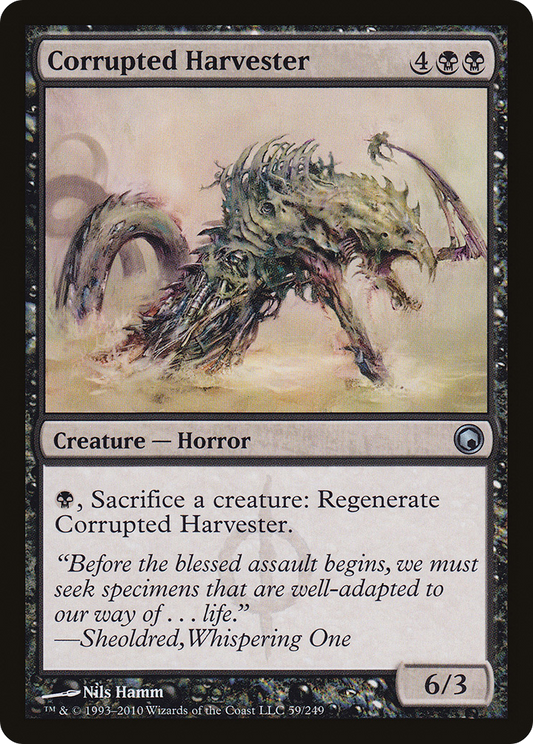 Corrupted Harvester (SOM-059) - Scars of Mirrodin