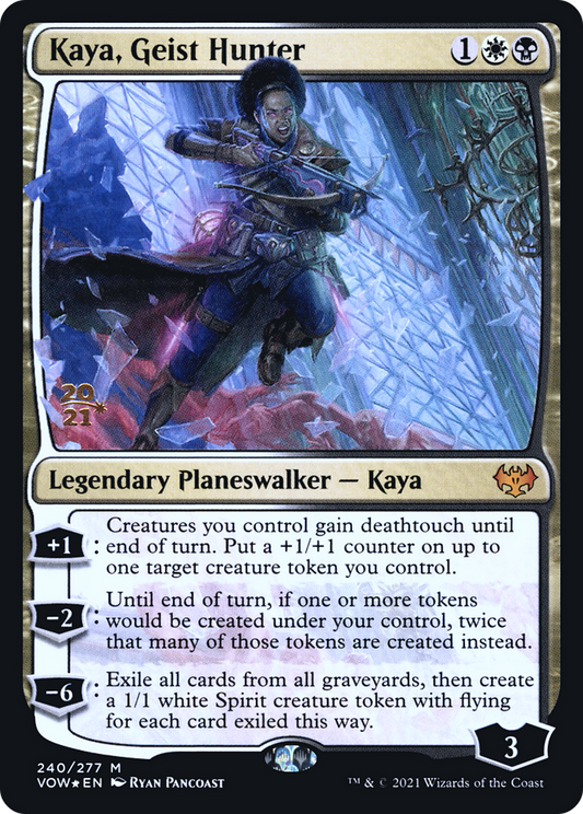 Kaya, Geist Hunter (PVOW-240S) - Innistrad: Crimson Vow Promos Foil