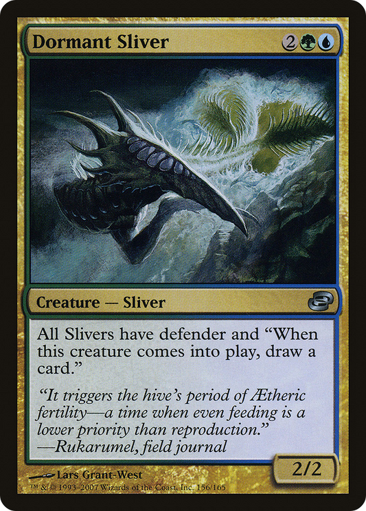 Dormant Sliver (PLC-156) - Planar Chaos Foil