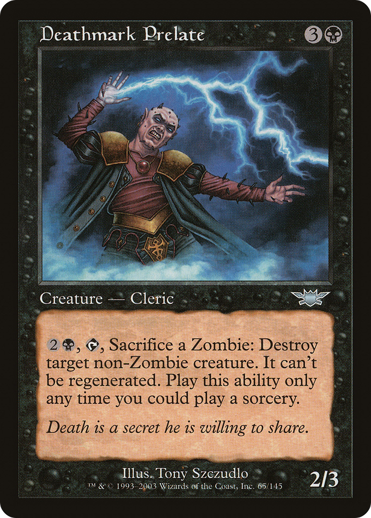 Deathmark Prelate (LGN-065) - Legions Foil