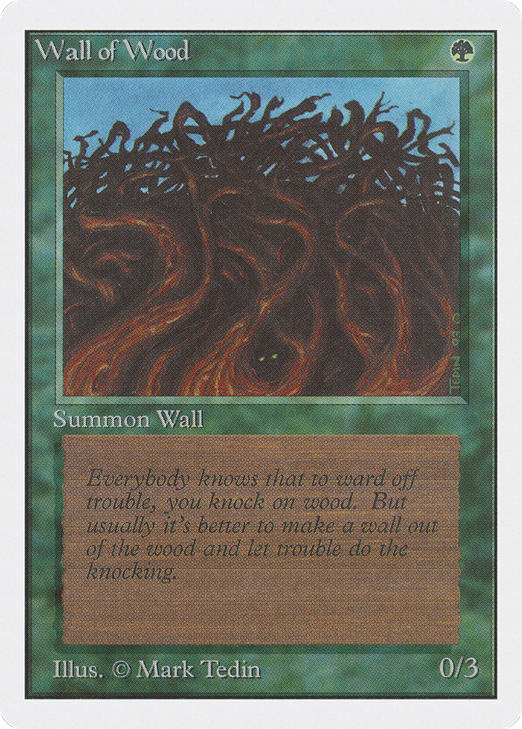 Wall of Wood (2ED-226) - Unlimited Edition