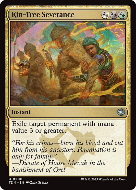 Kin-Tree Severance (TDM-200) - Tarkir: Dragonstorm Foil