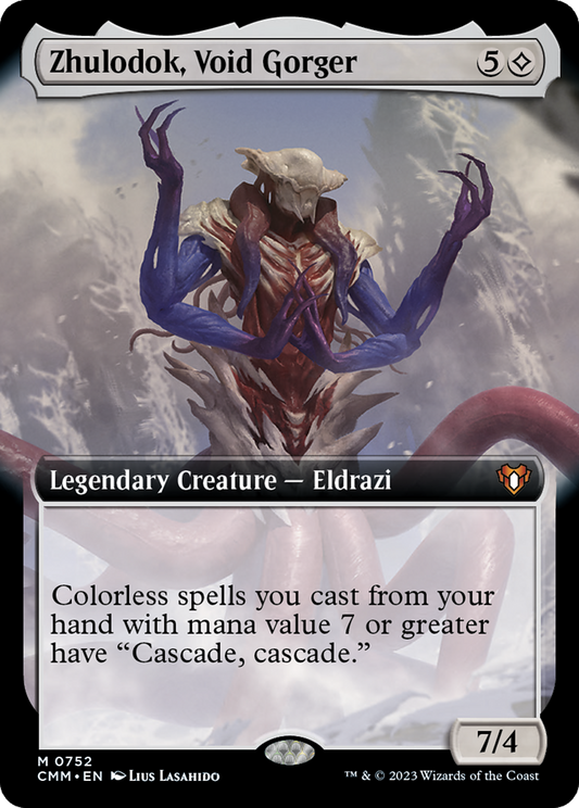 Zhulodok, Void Gorger (CMM-752) - Commander Masters: (Extended Art)