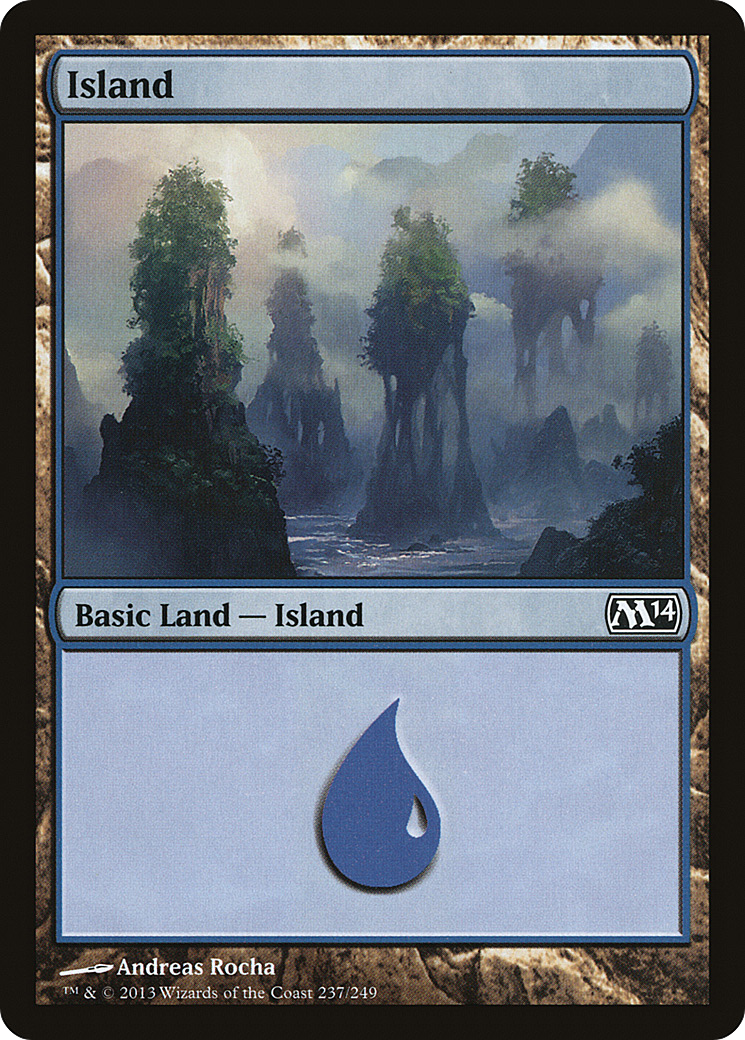 Island (M14-237) - Magic 2014 Foil