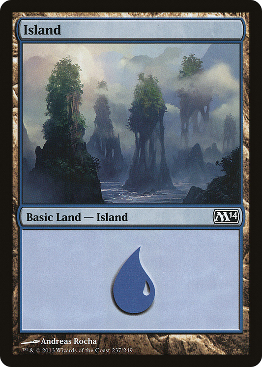 Island (M14-237) - Magic 2014 Foil