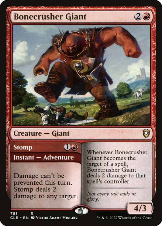 Bonecrusher Giant // Stomp (CLB-781) - Commander Legends: Battle for Baldur's Gate