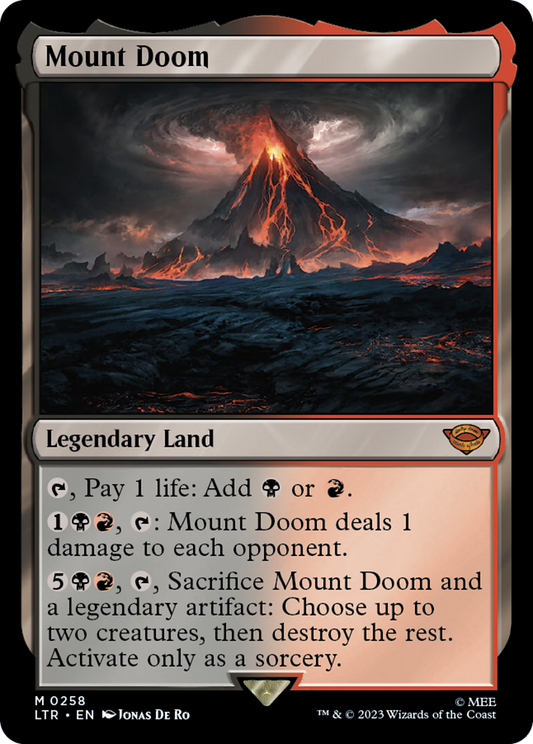 Mount Doom (LTR-258) - The Lord of the Rings: Tales of Middle-earth Foil