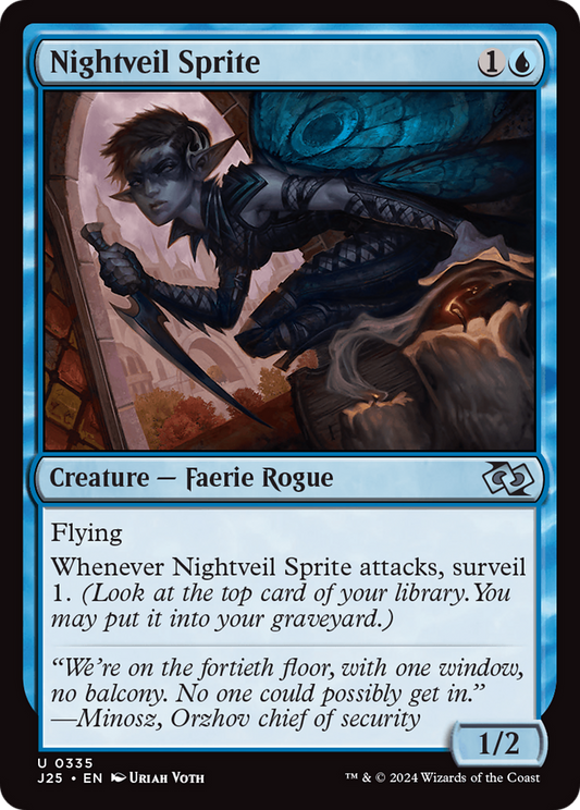 Nightveil Sprite (J25-335) - Foundations Jumpstart Foil