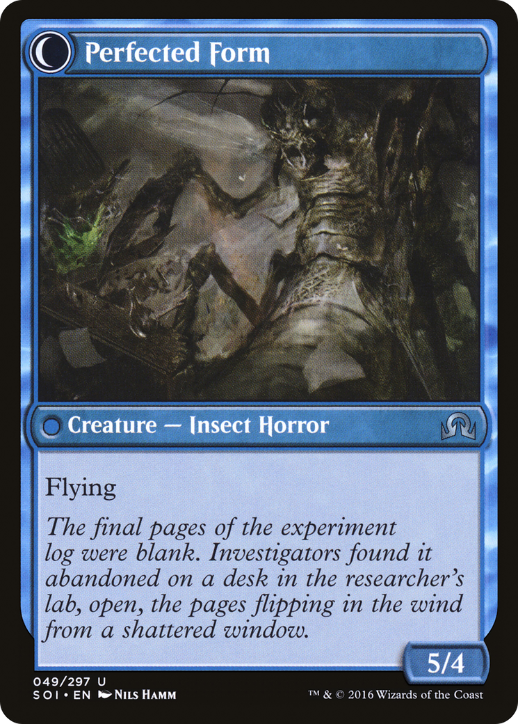 Aberrant Researcher // Perfected Form (SOI-049) - Shadows over Innistrad: (Double Faced Transform)