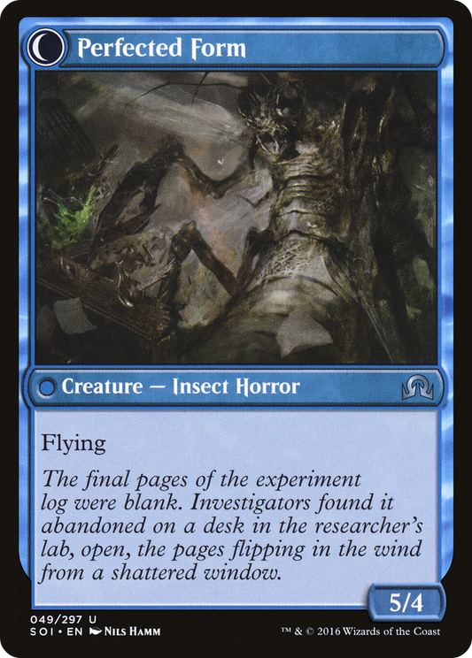 Aberrant Researcher // Perfected Form (SOI-049) - Shadows over Innistrad: (Double Faced Transform)