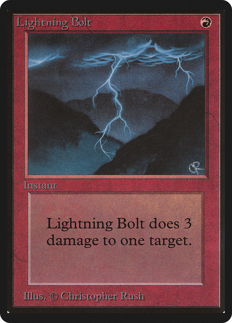 Lightning Bolt (LEB-162) - Limited Edition Beta