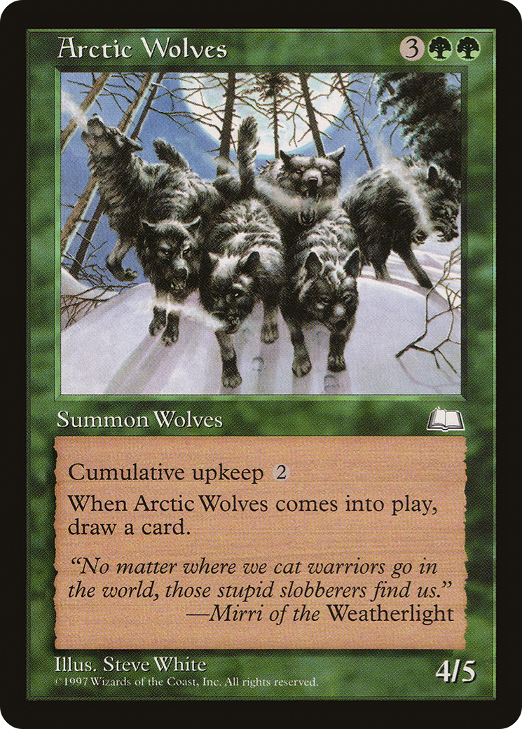 Arctic Wolves (WTH-118) - Weatherlight