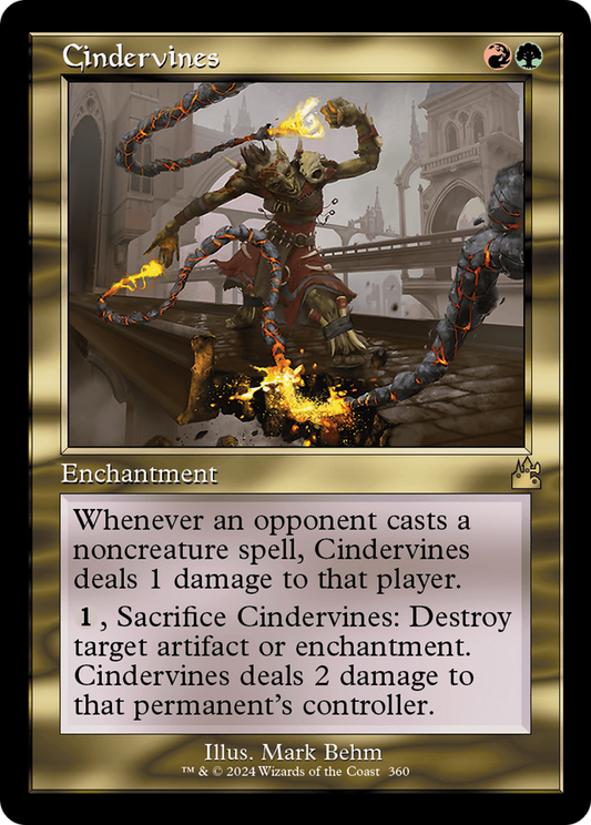 Cindervines (Retro Frame) (RVR-360) - Ravnica Remastered