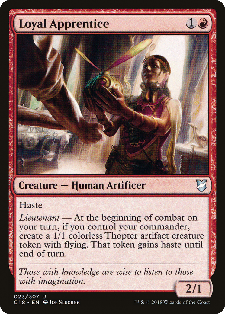 Loyal Apprentice (C18-023) - Commander 2018