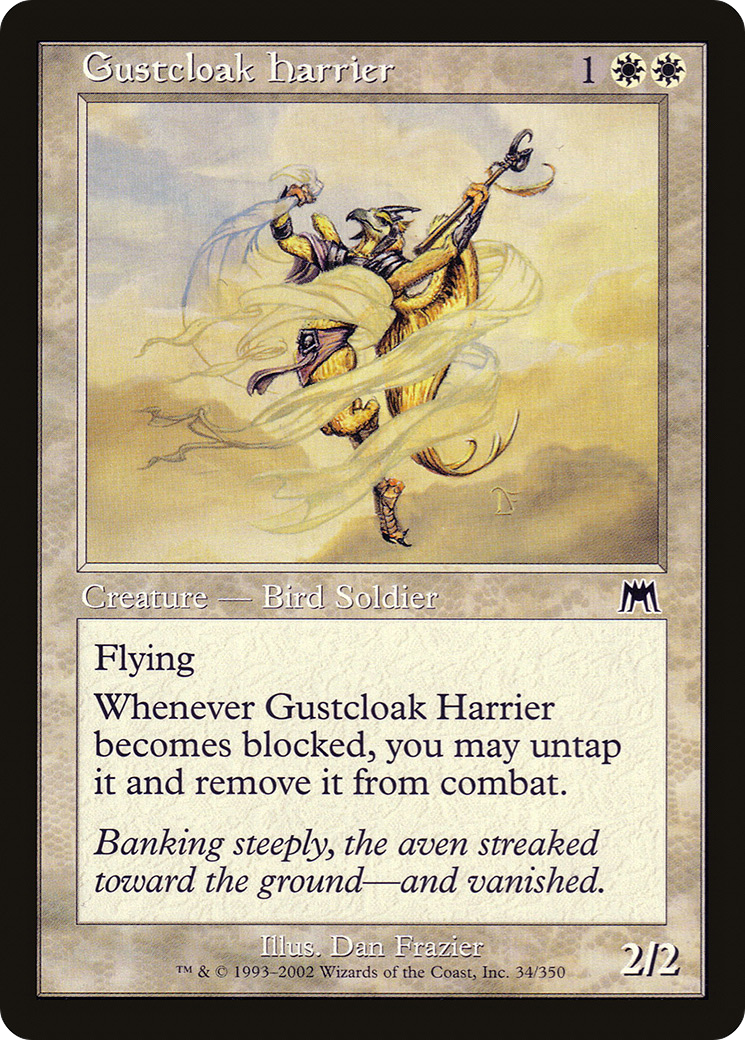 Gustcloak Harrier (ONS-034) - Onslaught Foil