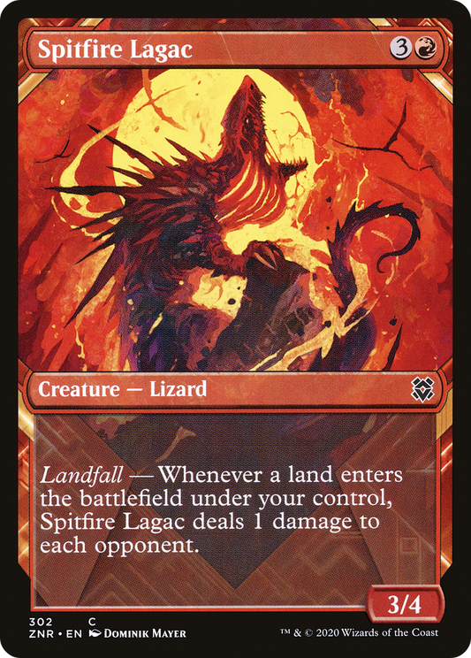 Spitfire Lagac (ZNR-302) - Zendikar Rising: (Showcase) Foil