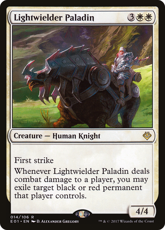 Lightwielder Paladin (E01-014) - Archenemy: Nicol Bolas