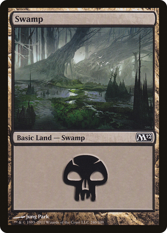 Swamp (M12-240) - Magic 2012 Foil