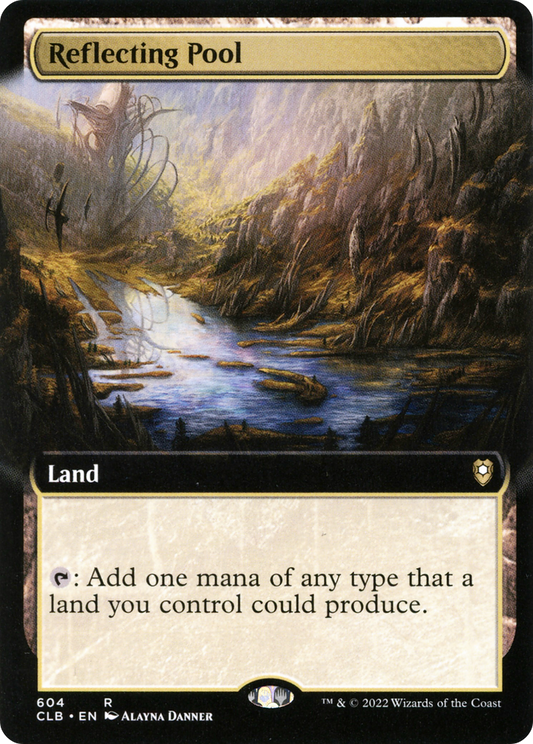 Reflecting Pool (CLB-604) - Commander Legends: Battle for Baldur's Gate: (Extended Art) Foil